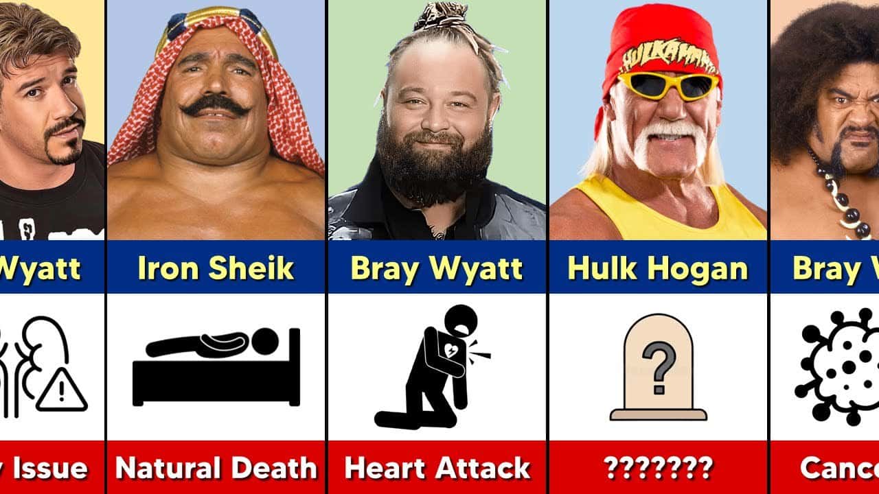 کشتیگیران درگذشتهی مشهور WWE - هالک هوگن - بری وایت - ادی گوئررو - آیرون شیخ