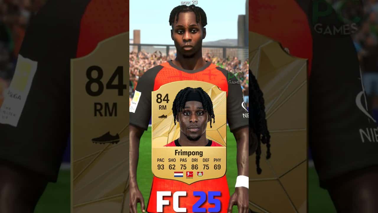یرمی فریمپونگ – FIFA 20 – EA FC 25 – مقایسه ریتینگ – تغییرات چهره در فیفا – بایرلورکوزن – مدافعان برتر EA FC – بازیکنان لیگ آلمان
