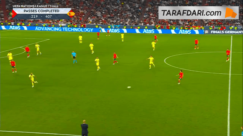 گل کریستیانو رونالدو به اسپانیا (پرتغال 2-2 اسپانیا)