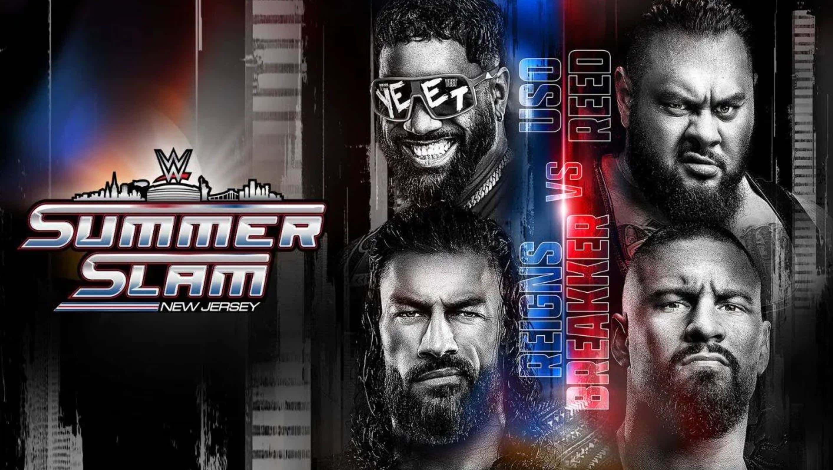 رومن رینز - جی اوسو - بران بریکر - برانسون رید - سامراسلم 2025 WWE