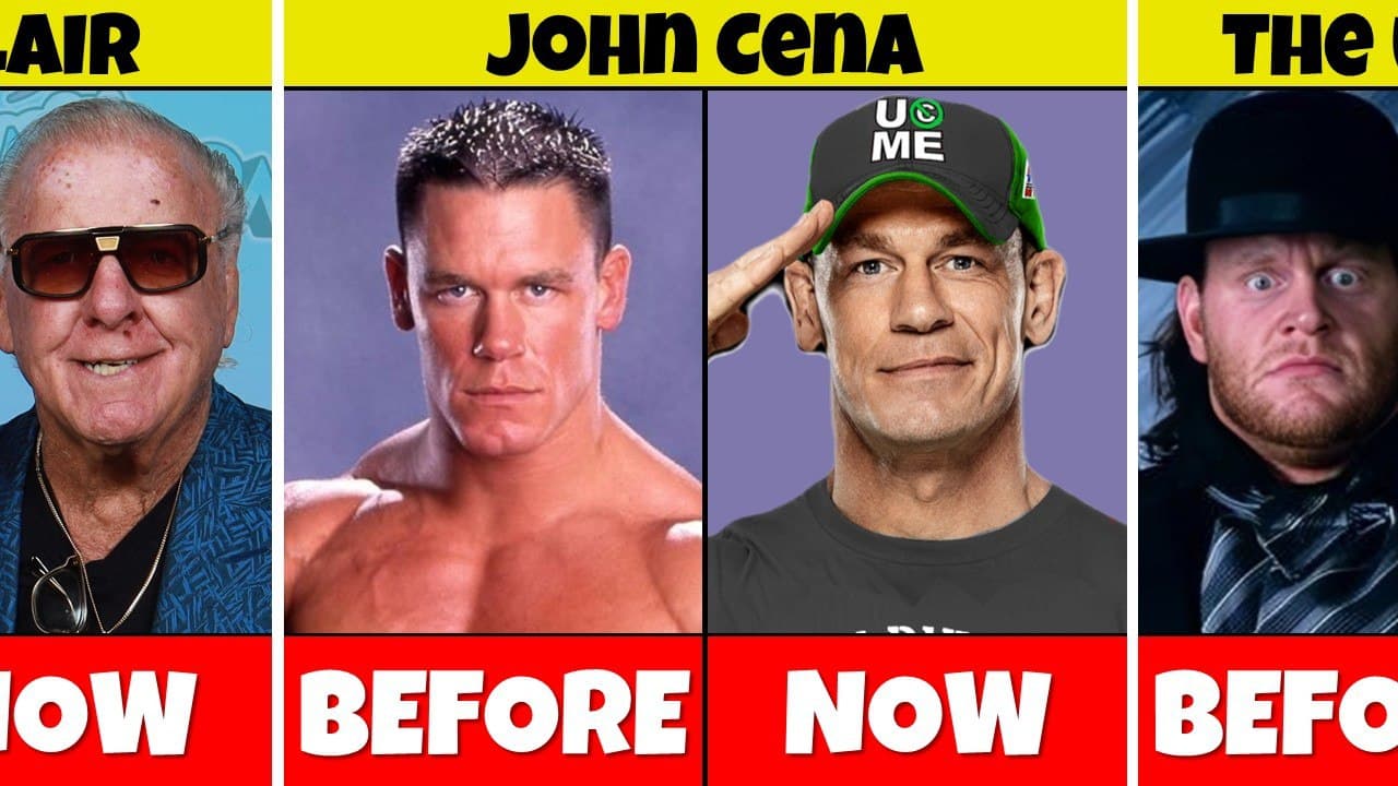 کشتیگیران WWE – ریک فلیر – جان سینا – آندرتیکر – ستارههای قدیمی WWE – تغییرات ظاهری – افسانههای کشتی کج