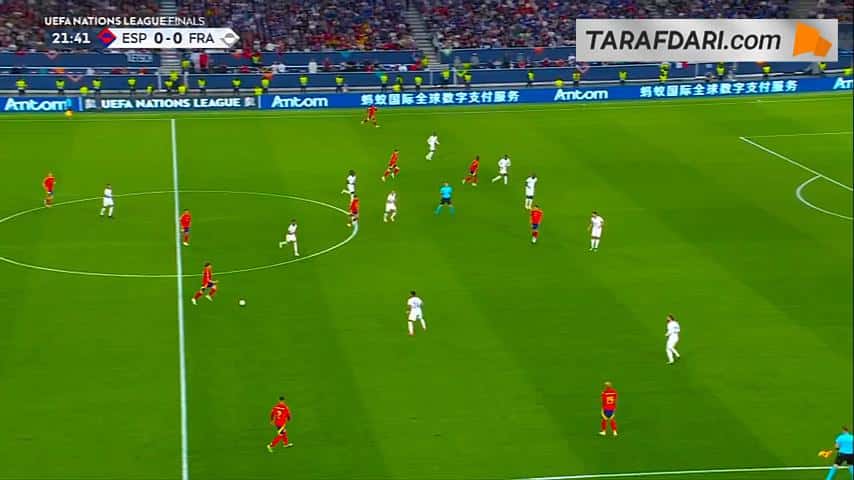 گل زیبای نیکو ویلیامز به فرانسه (اسپانیا 1-0 فرانسه)