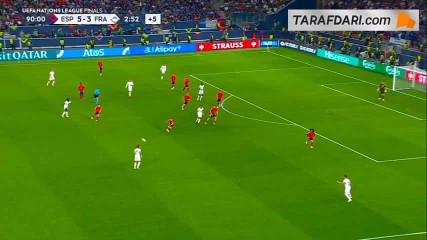 گل راندل کولو موانی به اسپانیا (اسپانیا 5-4 فرانسه)