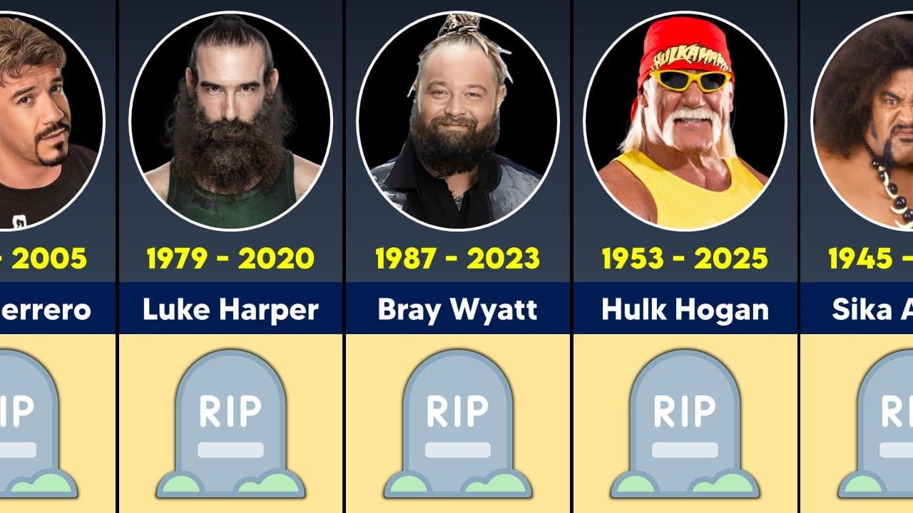 کشتیگیران درگذشتهی WWE - هالک هوگن - ادی گوئررو - بری وایت