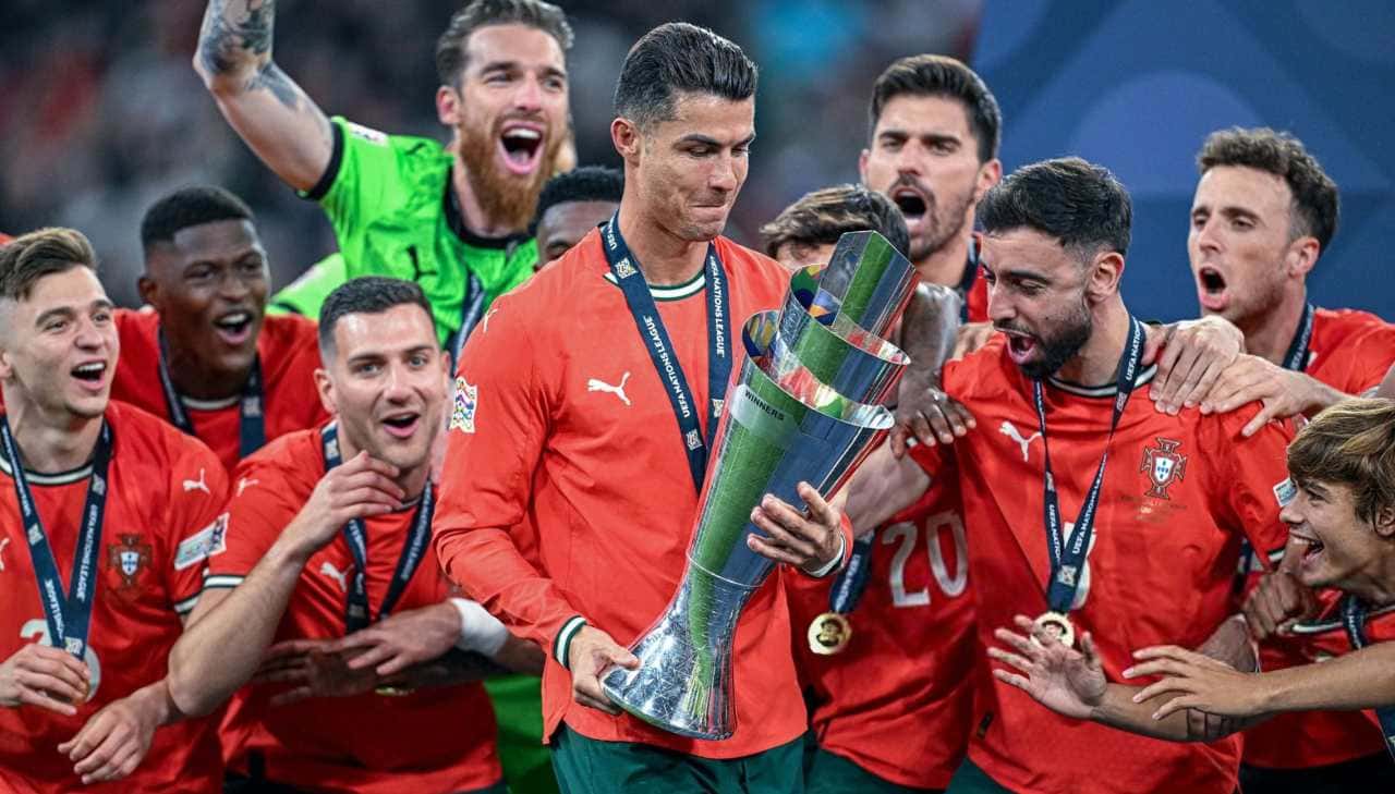 کریستیانو رونالدو- قهرمانی پرتغال در لیگ ملت های اروپا