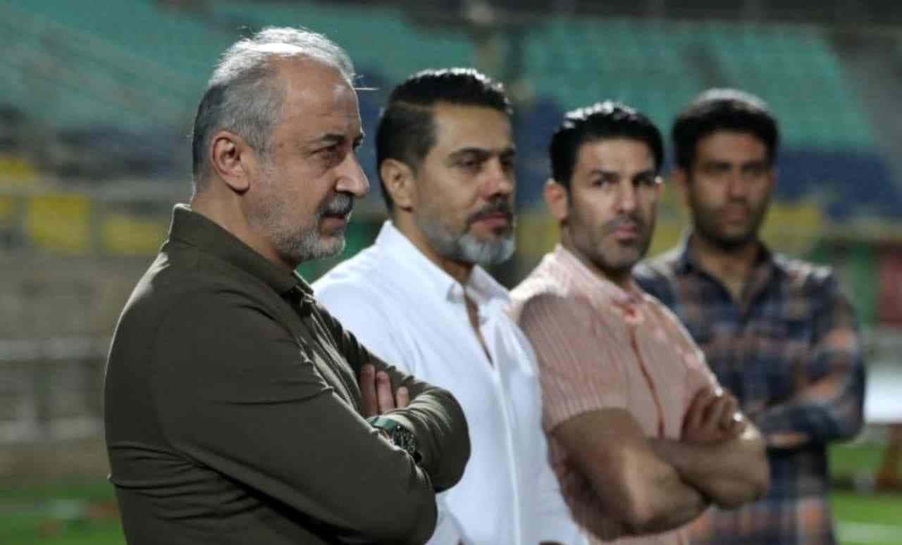 رضا درویش- حسین بادامکی- افشین پیروانی- تمرین پرسپولیس