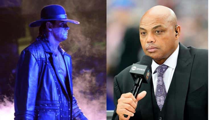 چارلز بارکلی، ستاره بسکتبال NBA و آندرتیکر، اسطوره کشتی کج WWE