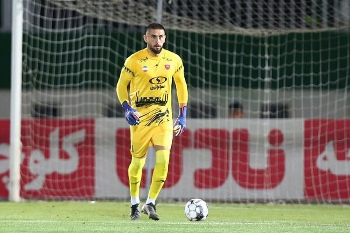 عکس از آلکسی گندوز دروازهبان الجزایری پرسپولیس