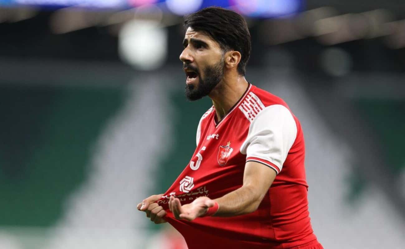 عکس از بشار رسن هافبک سابق پرسپولیس