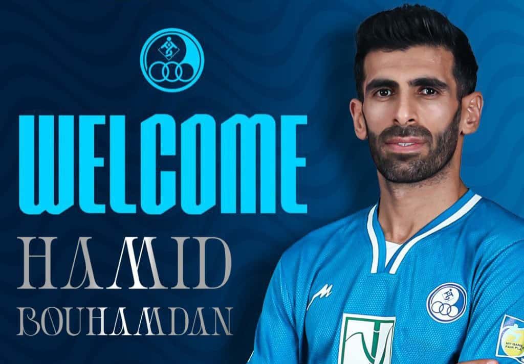 عکس از حمید بوحمدان خرید جدید استقلال خوزستان