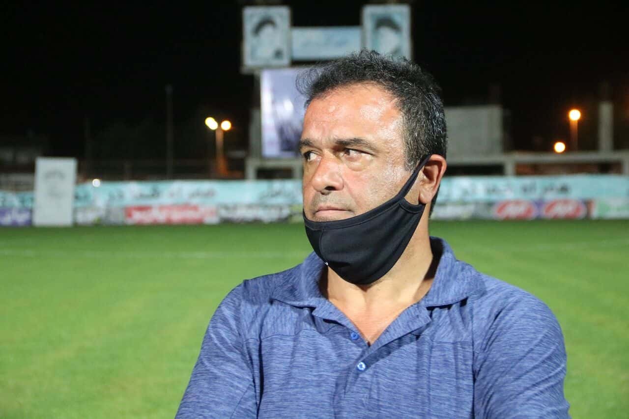 عکس از مرتضی کرمانی مقدم پیشکسوت پرسپولیس