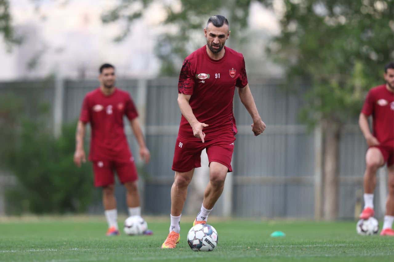 عکس از سردار دورسون مهاجم ترکیهای پرسپولیس