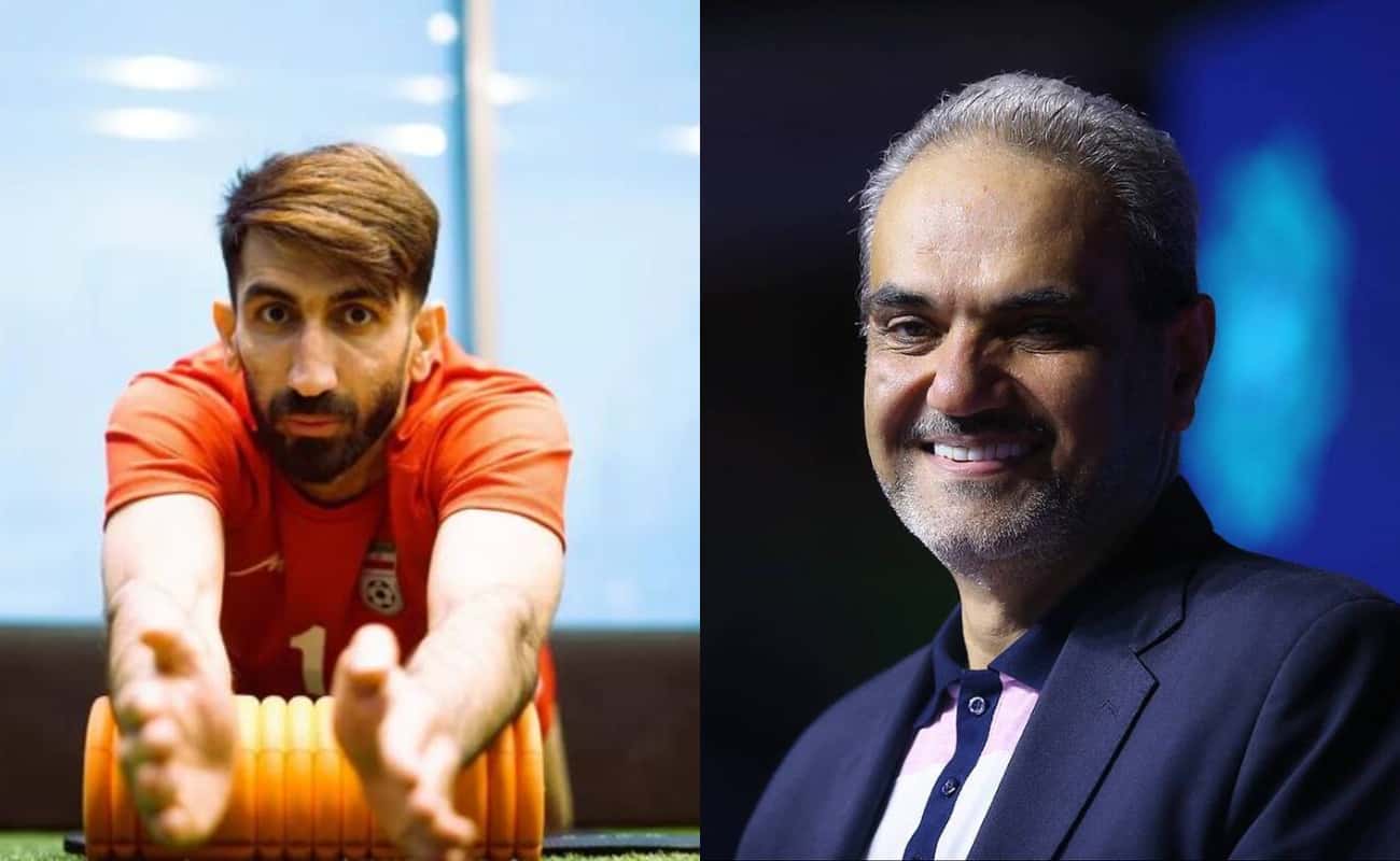 عکس از جواد خیابانی و علیرضا بیرانوند