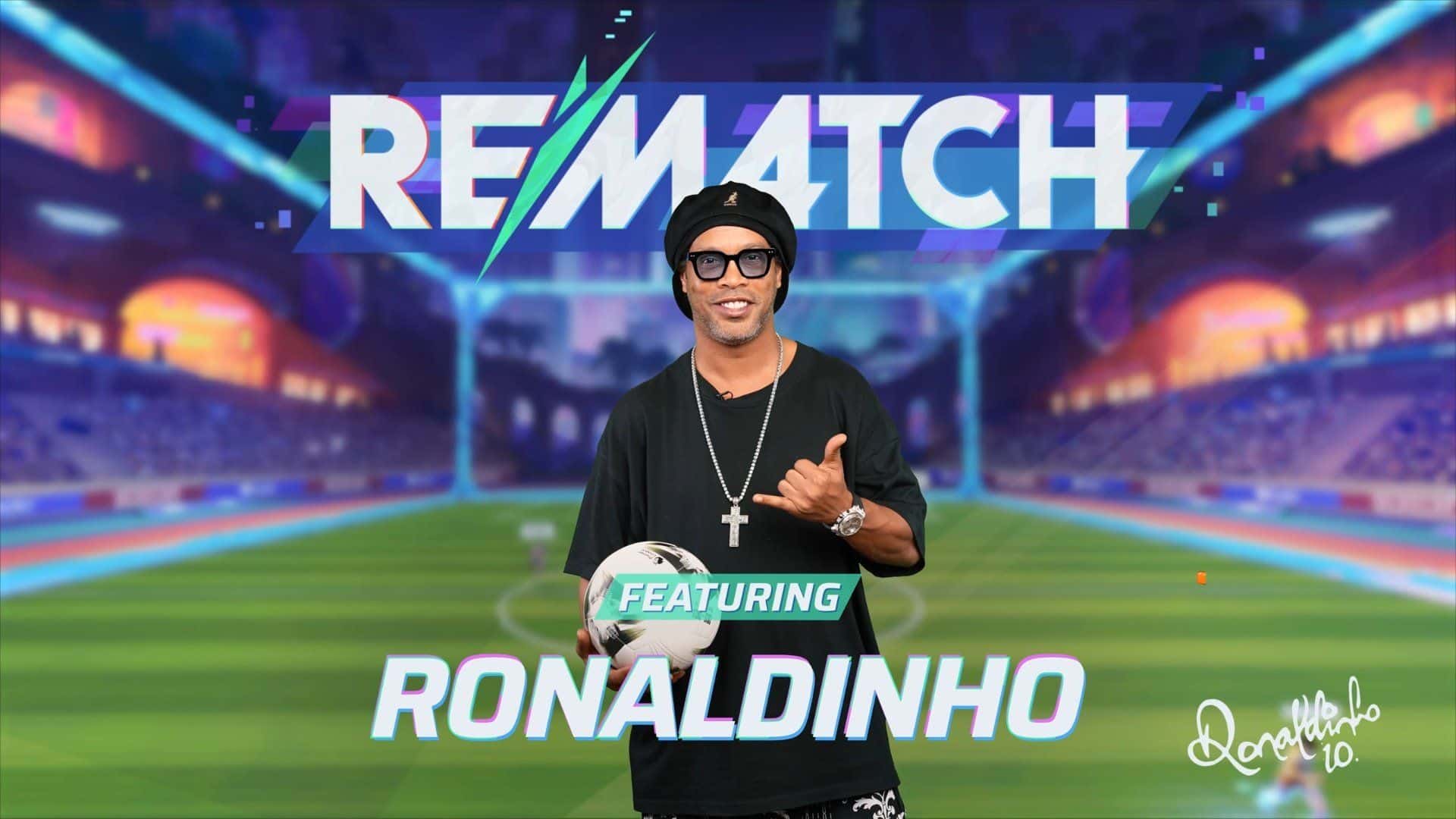 حضور رونالدینیو روی کاور بازی Rematch