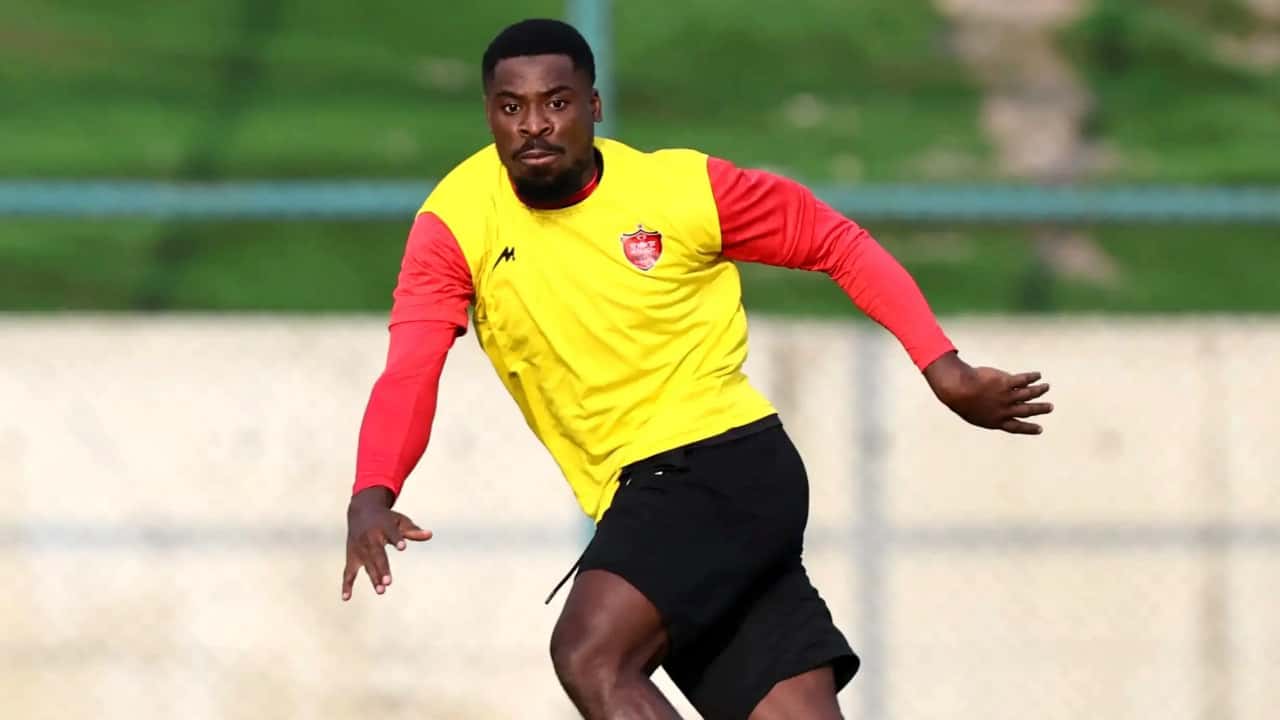 ضور سرژ اوریه در تمرینات پرسپولیس ـ مدافع ساحل عاجی پرسپولیس