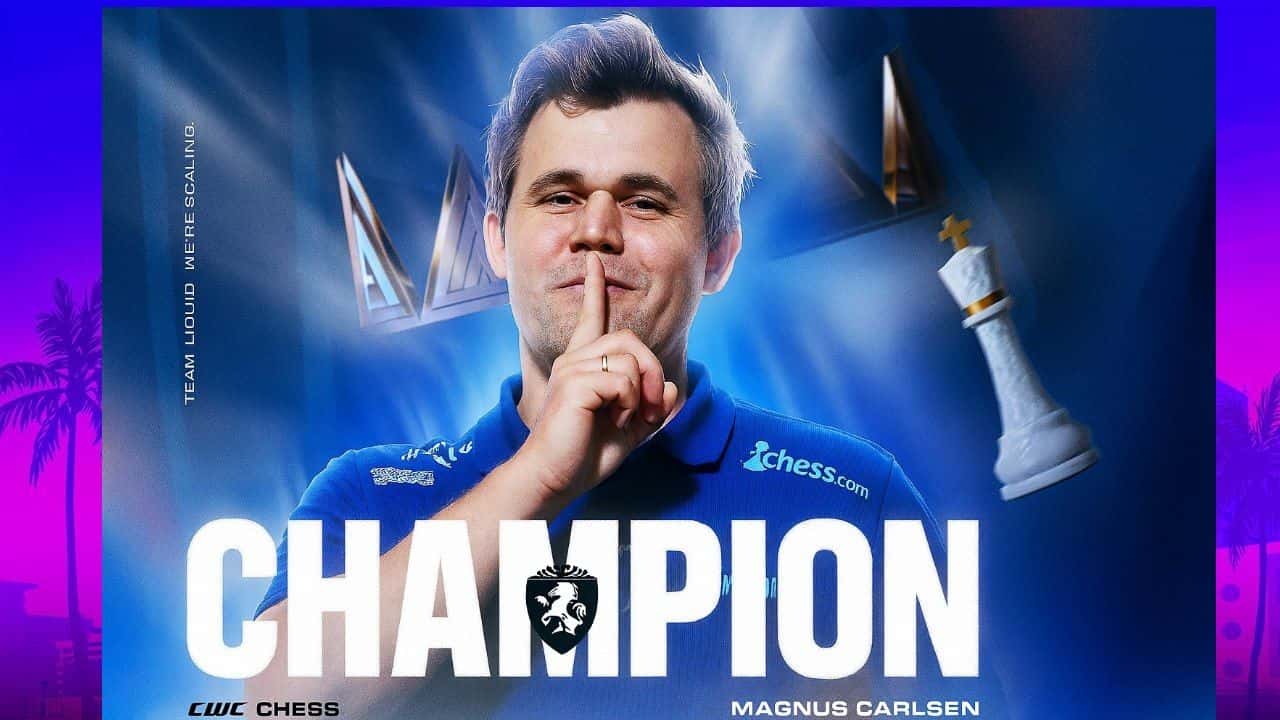 قهرمانی مگنوس کارلسن در جام جهانی Esports