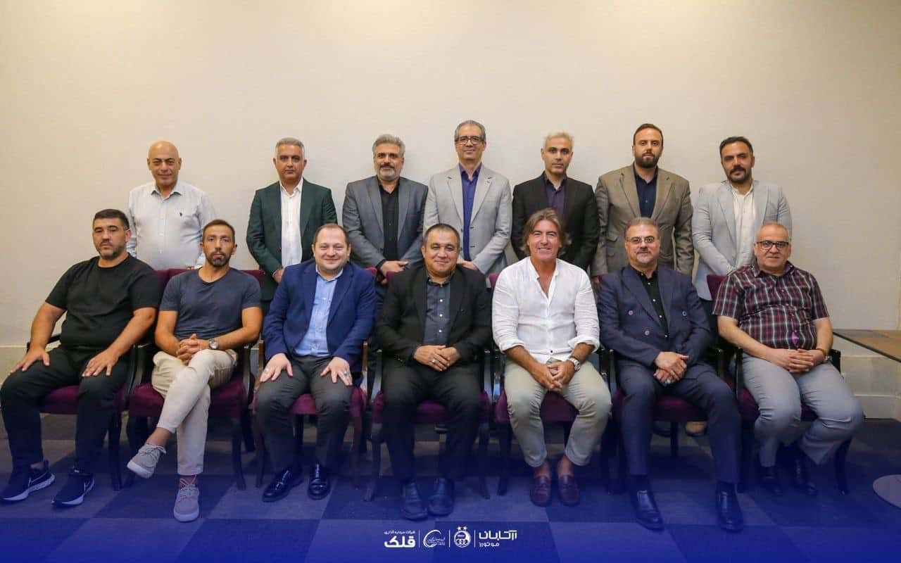 مدیران باشگاه استقلال-جلسه مدیران باشگاه استقلال با ساپینتو