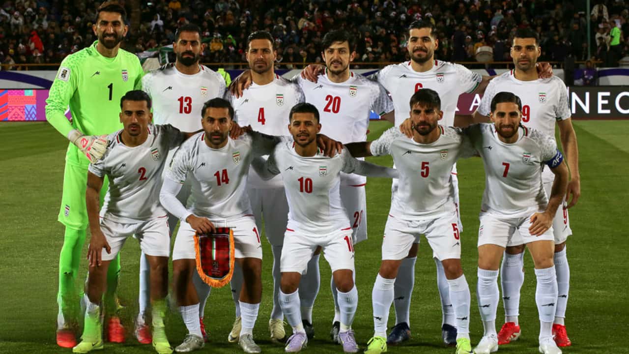 تیم ملی ایران پیش از بازی با ازبکستان