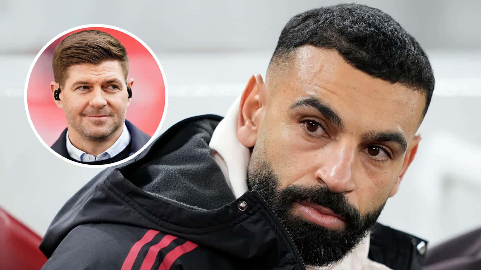 استیون جرارد و محمد صلاح در لیورپول