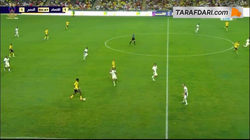 پاس گل کریستیانو رونالدو و گل ژائو فلیکس به الاتحاد (النصر 2-1 الاتحاد)