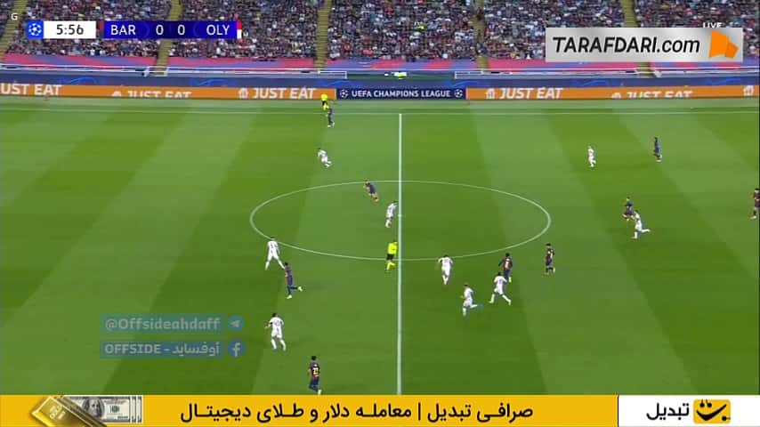 گل فرمین لوپز به المپیاکوس (بارسلونا 1-0 المپیاکوس)