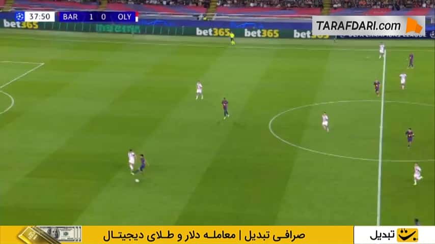 گل دوم فرمین لوپز به المپیاکوس (بارسلونا 2-0 المپیاکوس)