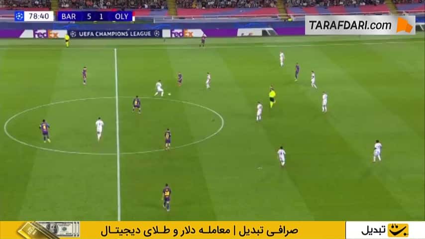 گل دوم مارکوس رشفورد به المپیاکوس (بارسلونا 6-1 المپیاکوس)