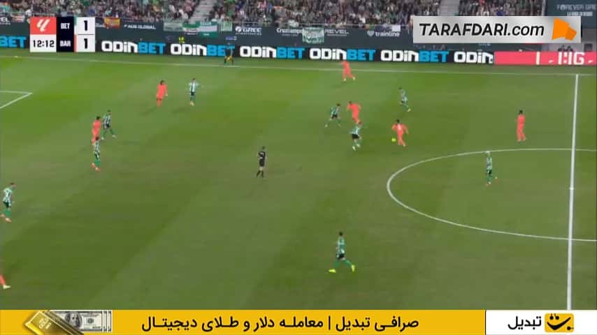 گل دوم و دیدنی فران تورس به رئال بتیس (رئال بتیس 1-2 بارسلونا)