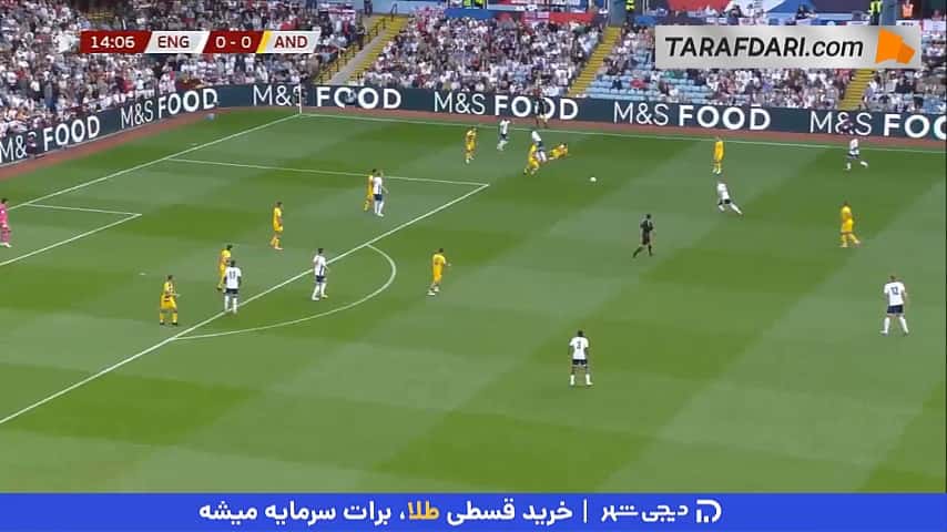 پیروزی انگلیس مقابل آندورا در انتخابی جام جهانی