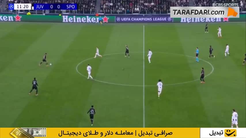 گل ماکسیمیلیانو آرائوخو به یوونتوس (یوونتوس 0-1 اسپورتینگ لیسبون)