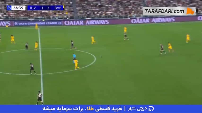 گل دوشان ولاهوویچ به دورتموند (یوونتوس 2-2 دورتموند)