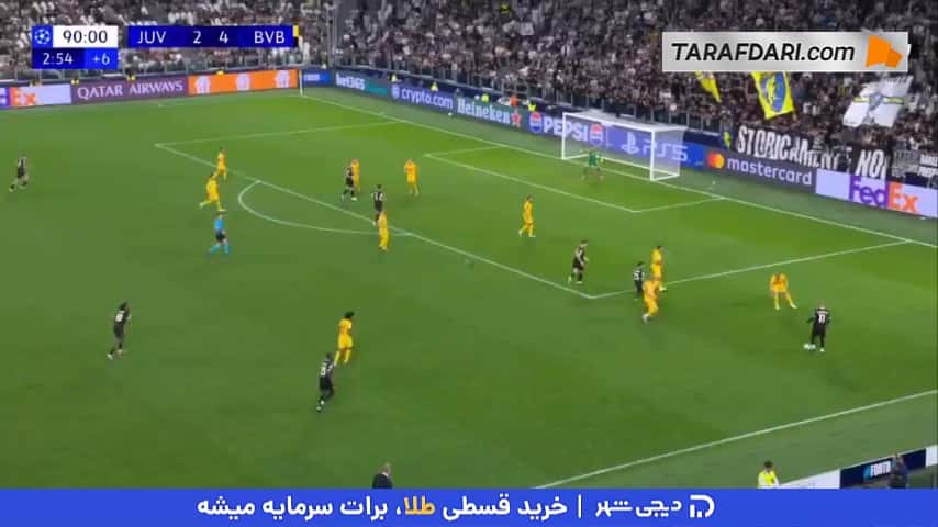 گل دوم دوشان ولاهوویچ به دورتموند (یوونتوس 3-4 دورتموند)