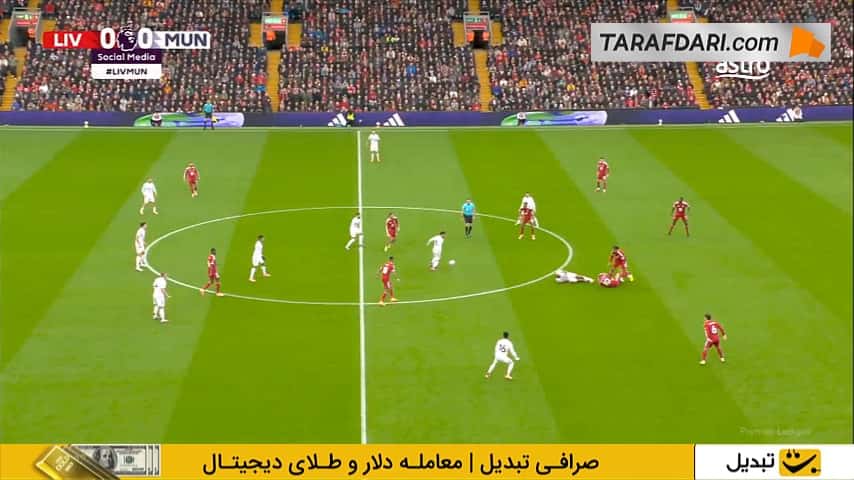 شکست خانگی لیورپول مقابل منچستریونایتد