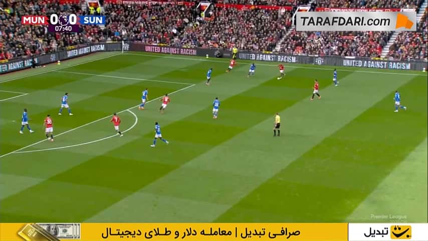 پیروزی خانگی منچستریونایتد مقابل ساندرلند در لیگ برتر انگلیس