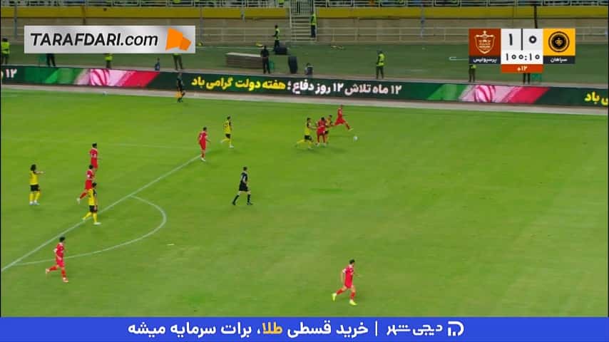 باورنکردنی! از دست رفتن موقعیت 3 در مقابل 1 گلزنی مقابل سپاهان توسط بازیکنان پرسپولیس