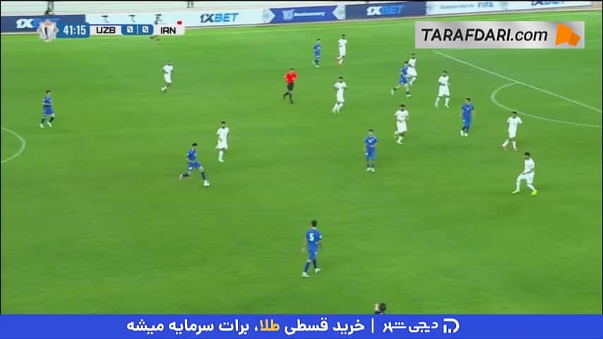 فرصتسوزی بازیکنان ازبکستان مقابل دروازه ایران (ازبکستان 0-0 ایران)