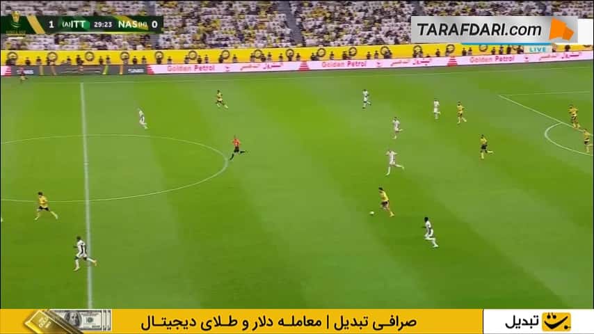 تاثیرگذاری و پاس کریستیانو رونالدو روی گل آنجلو گابریل به الاتحاد (النصر 1-1 الاتحاد)