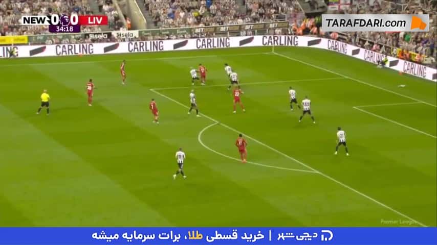 گل رایان خرافنبرخ به نیوکاسل (نیوکاسل 0-1 لیورپول)