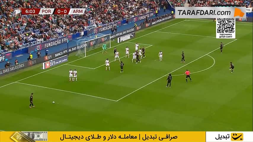 پیروزی پر گل پرتغال مقابل ارمنستان در انتخابی جام جهانی 2026