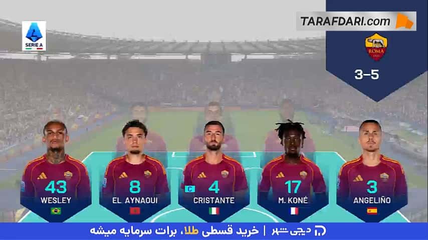 شکست خانگی آاس رم مقابل تورینو