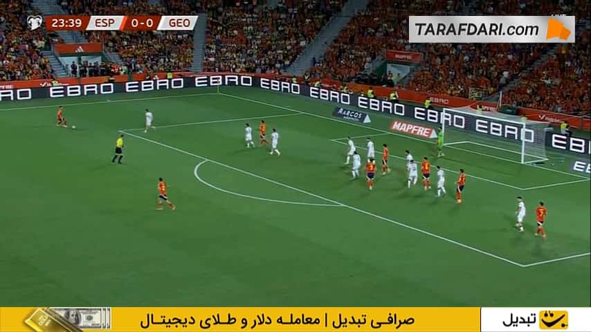 گل یرمی پینو به گرجستان (اسپانیا 1-0 گرجستان)