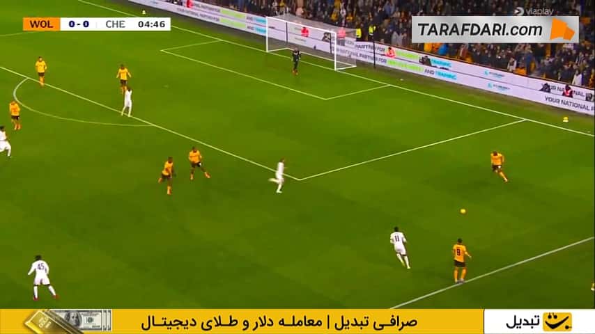گل آندری سانتوس به وولورهمپتون (وولورهمپتون 0-1 چلسی)