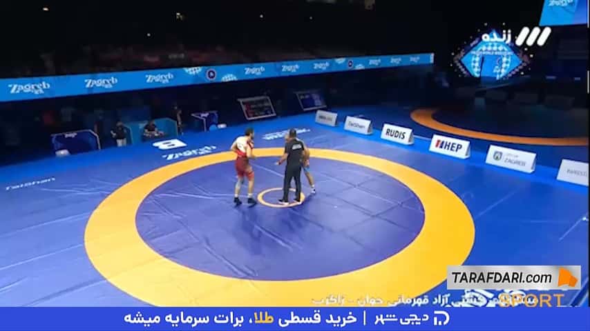 فینالیست شدن امیرحسین زارع در وزن 120 کیلوگرم کشتی آزاد قهرمانی جهان