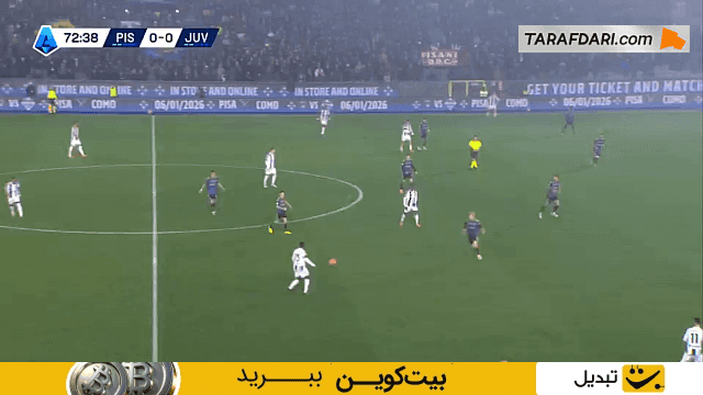 گل به خودی کالابرسی مقابل یوونتوس (پیزا 0-1 یوونتوس)
