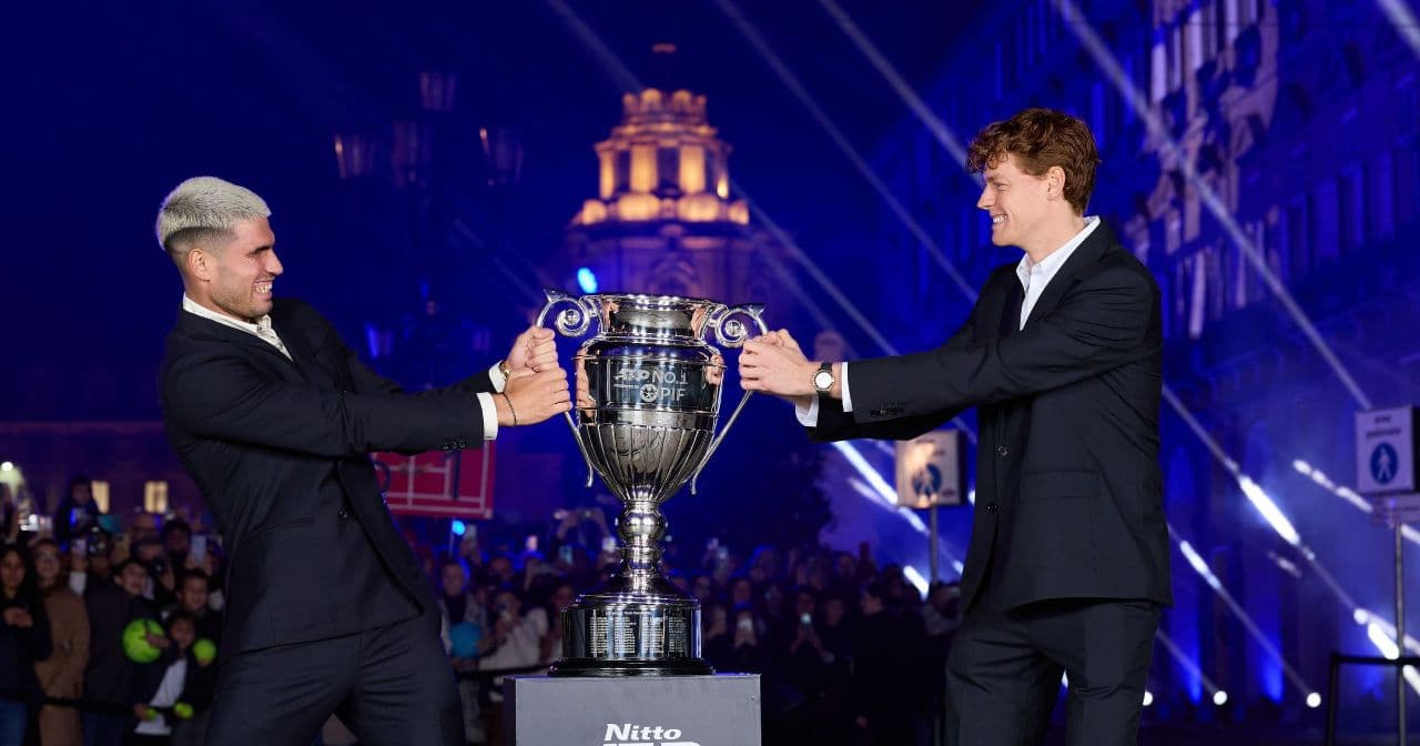 یانیک سینر - کارلوس آلکاراس - تور پایان فصل تنیس ۲۰۲۵ - Nitto ATP Finals