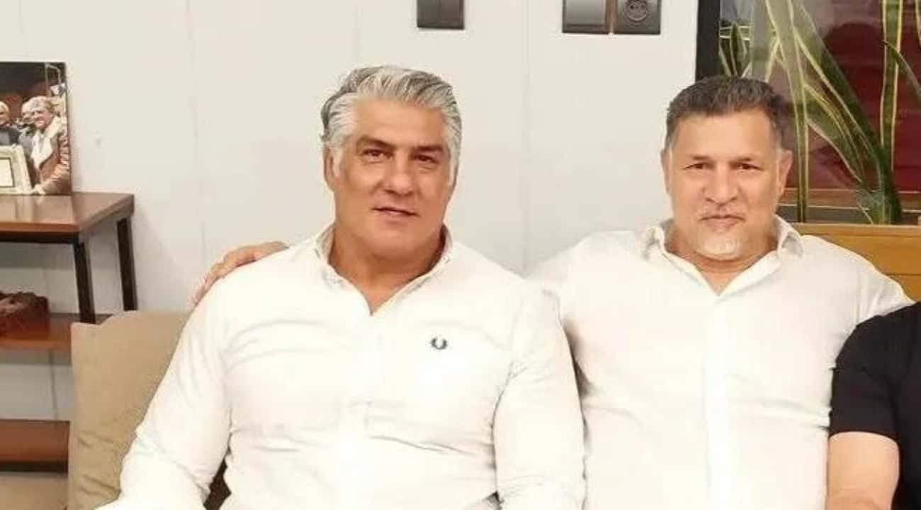 علی دایی و علیرضا حیدری فوتبال و کشتی