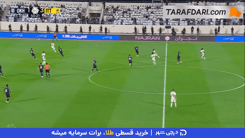 گل دوم کریم بنزما به الاخدود (الاخدود 1-4 الاتحاد)