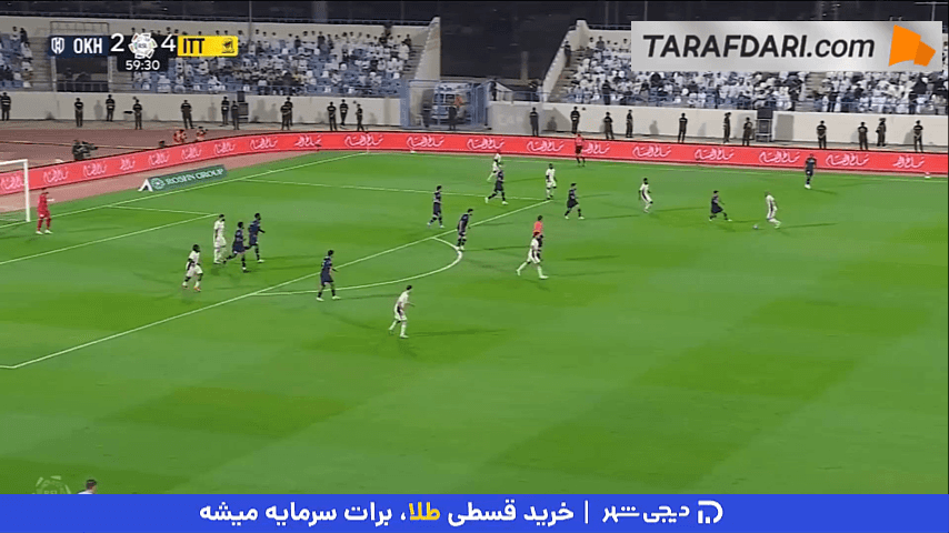 هتتریک ستاره فرانسوی؛ گل سوم کریم بنزما به الاخدود (الاخدود 2-5 الاتحاد)