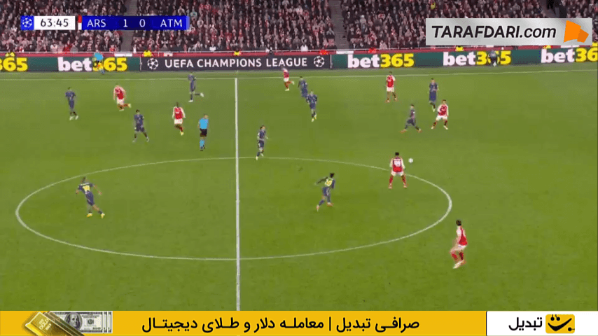 حرکت انفرادی دیدنی مایلز لوئیس اسکلی و گل بغل پای زیبای گابریل مارتینلی به اتلتیکو مادرید (آرسنال 2-0 اتلتیکو مادرید)