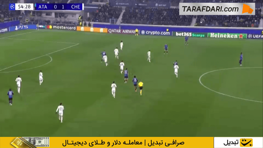 گل جانلوکا اسکاماکا به چلسی (آتالانتا 1-1 چلسی)